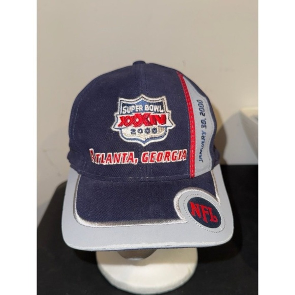 Vintage Los Angeles Rams 2000 Super Bowl Champions Football NFL Atlanta‎ Hat NWT